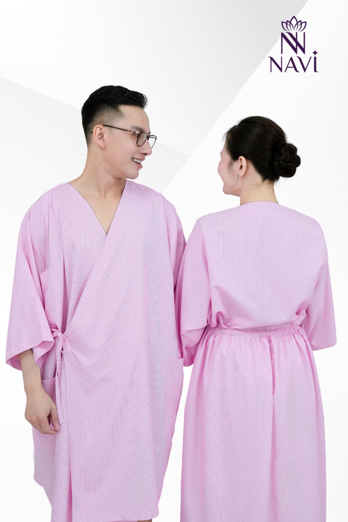 ao-benh-nhan-nam-nu-navi Áo bệnh nhân nam nữ Navi phù hợp cho điều trị sau phẫu thuật