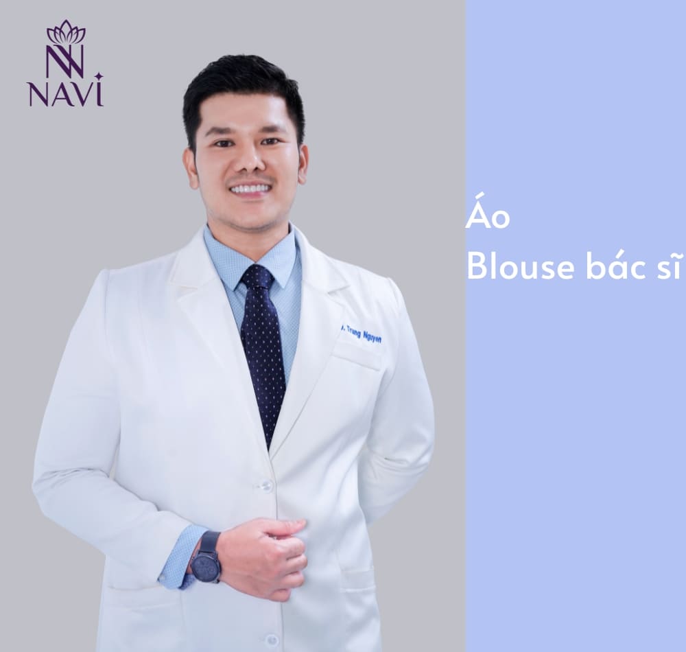 Áo blouse bác sĩ thể hiện sự chuyên nghiệp và chỉn chu trong mắt khách hàng/ bệnh nhân