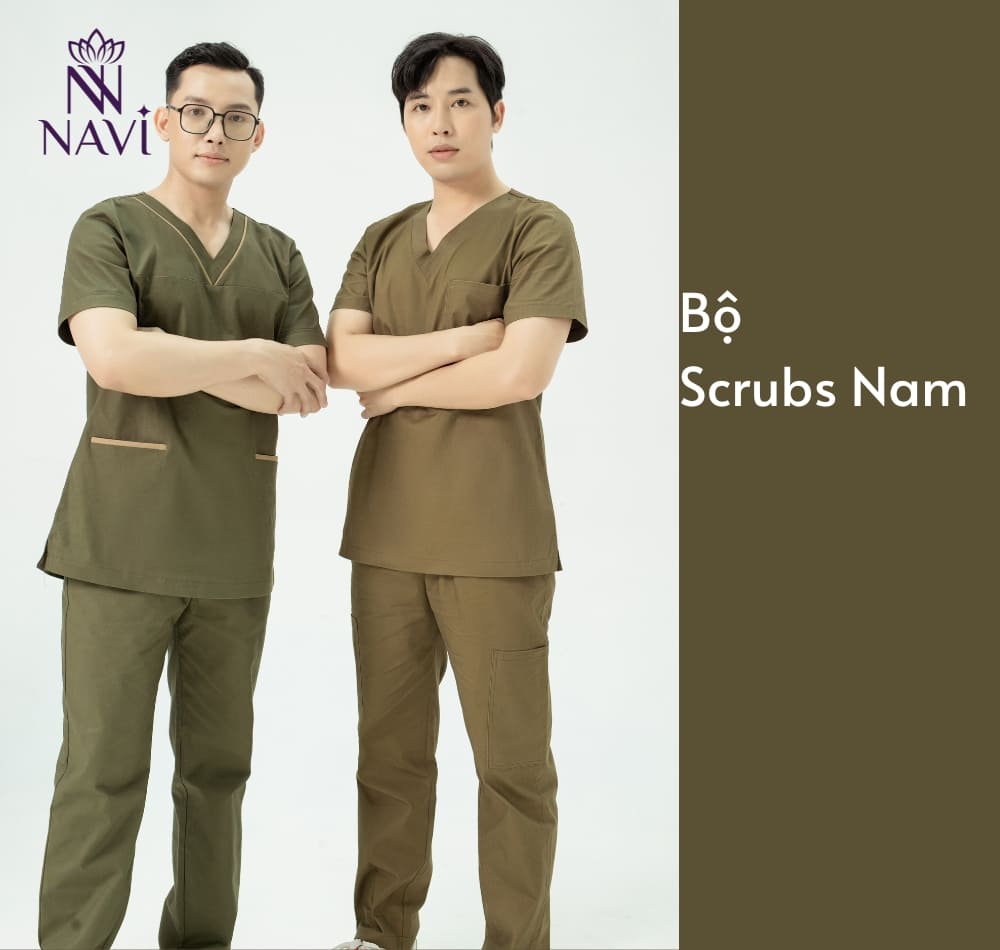 Bộ scrubs nam tại NAVI có nhiều mẫu phong phú phù hợp theo tiêu chí thương hiệu