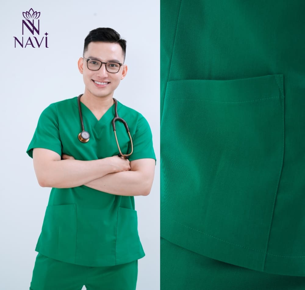 Đồ scrubs nam và nữ được may đo theo form dáng thoải mái, phù hợp đặc trưng riêng của từng dáng người