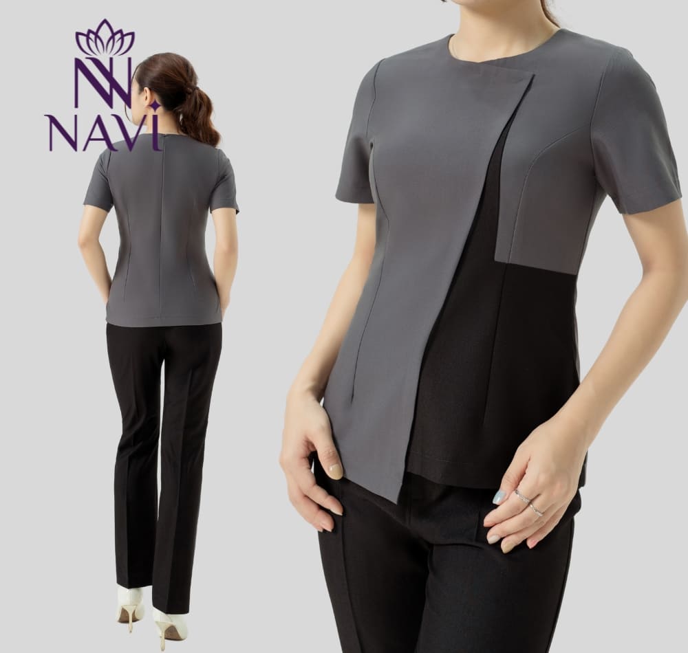 Phối màu sẽ khiến bộ scrubs nữ có điểm nhấn riêng nhưng vẫn giữ được sự lịch sự