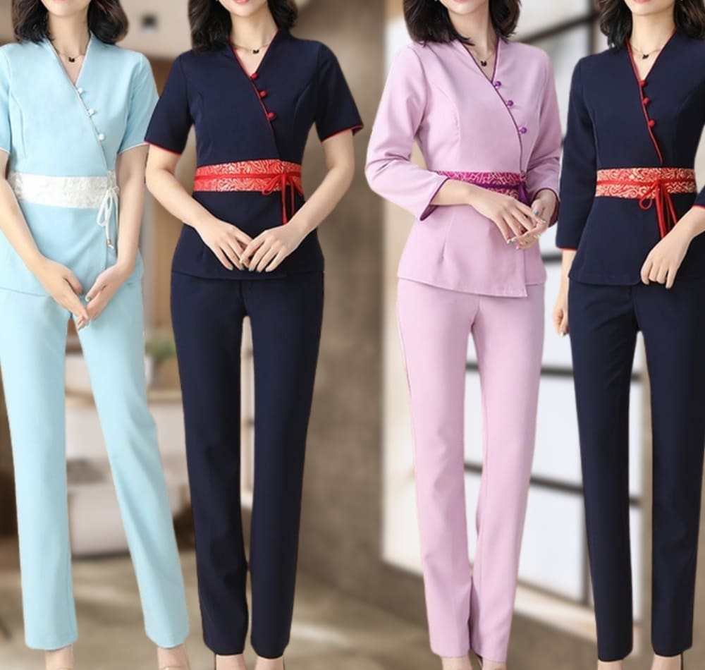 Xưởng may đồng phục spa cần đáp ứng nhiều tiêu chí đep, giá hợp lý