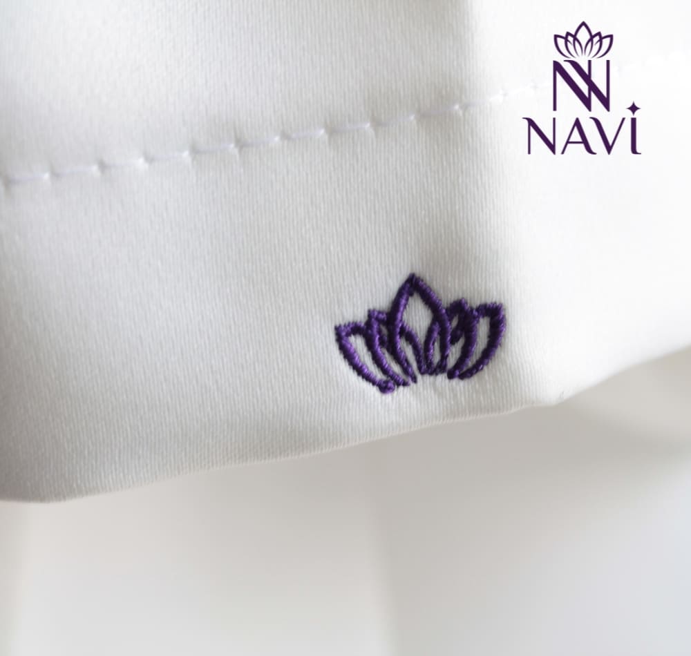 Thêu logo tên thương hiệu, bác sĩ