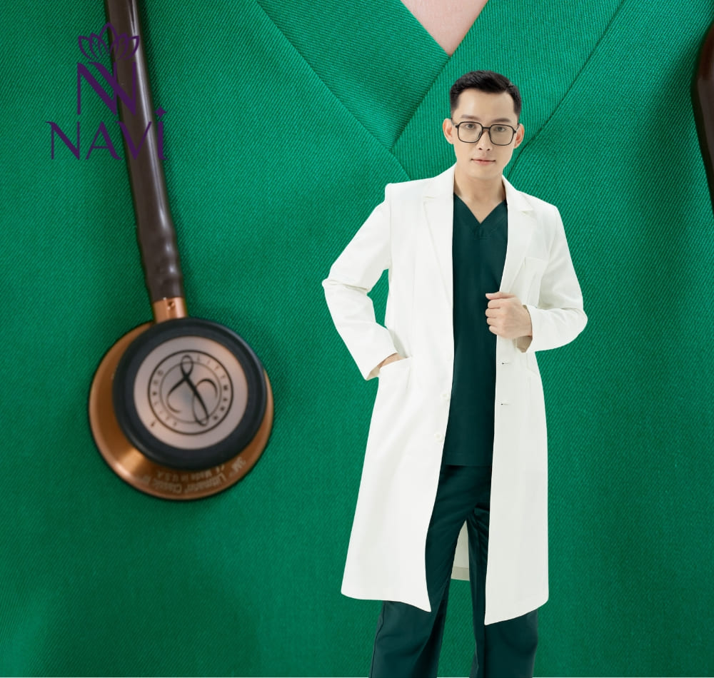 Bộ scrubs màu xanh luôn là biểu tượng khó thể thay thế