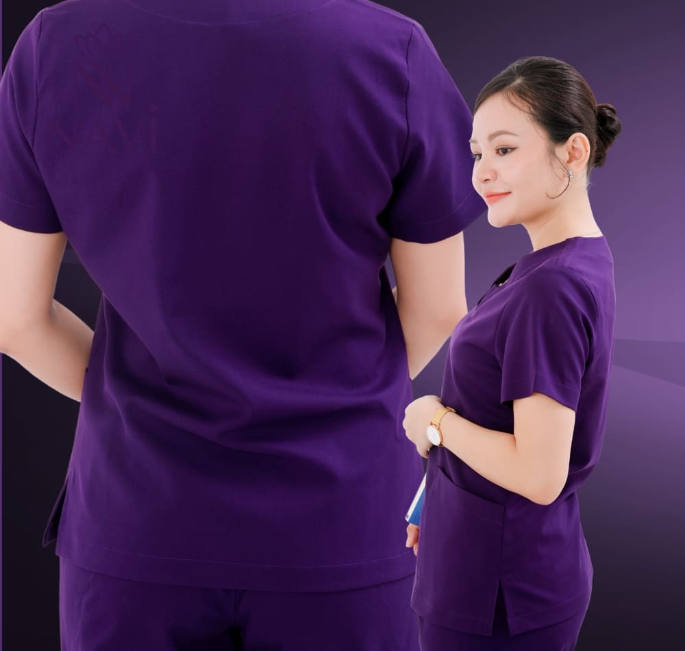 Màu tím không mang thông điệp riêng mà còn vô cùng nịnh mắt