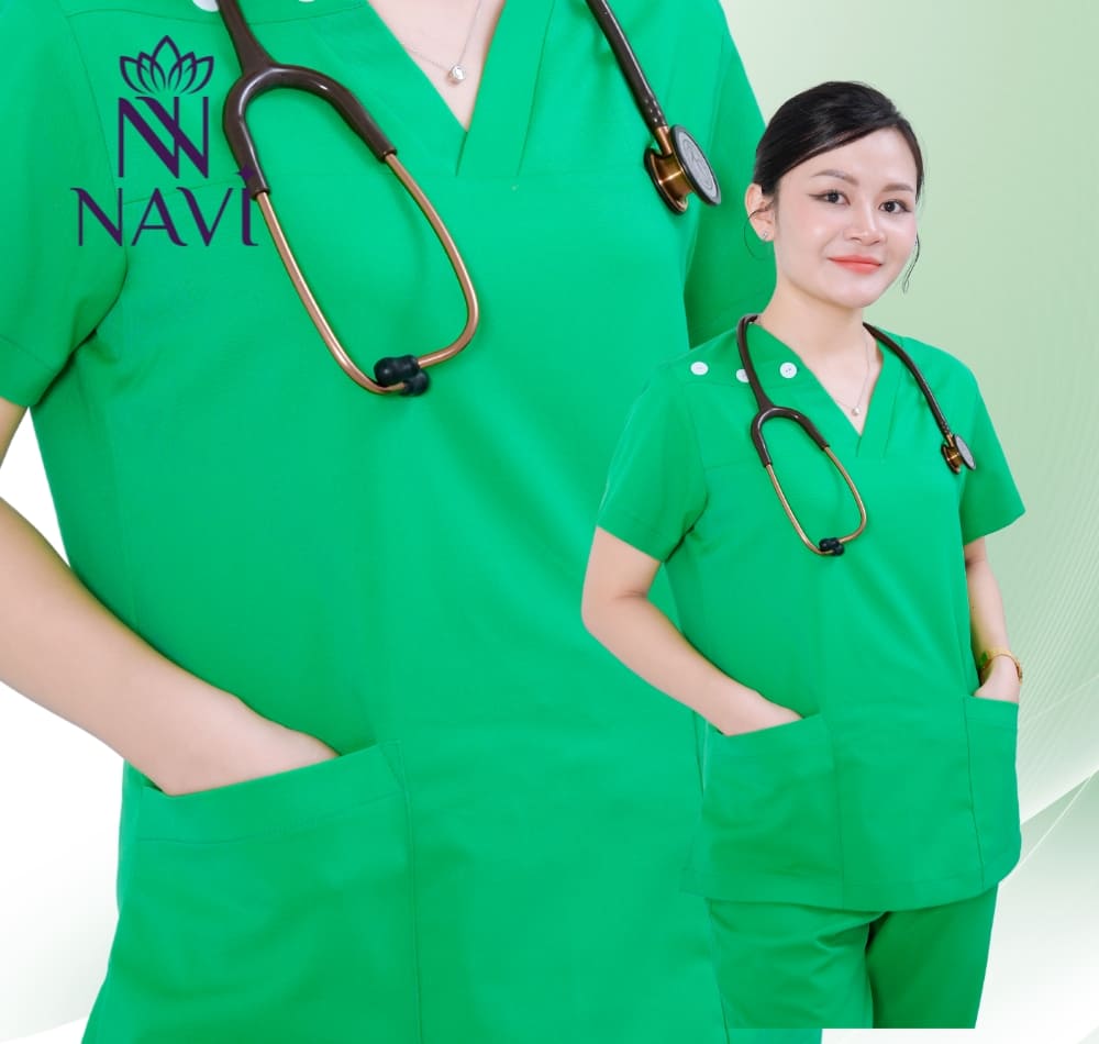 Màu xanh lá được ví như "người mẹ đỡ đầu" trong các bộ đồng phục y tế