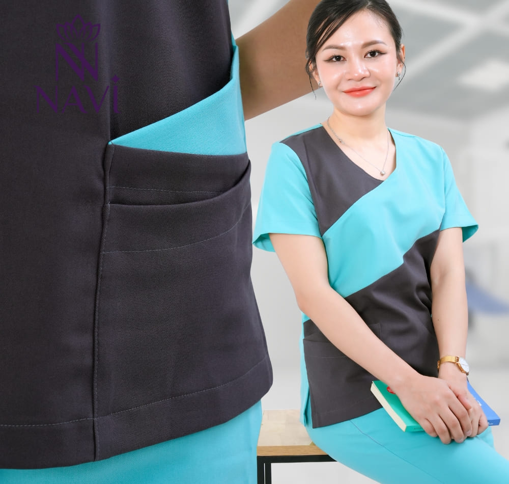 Chất liệu bộ scrubs cần đảm bảo sự thoải mái và độ bền cao