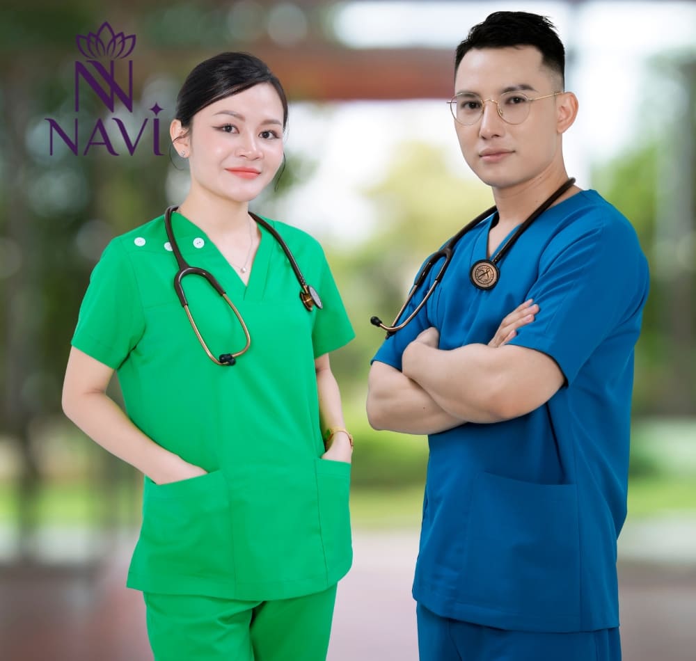 Tại sao scrubs màu xanh?