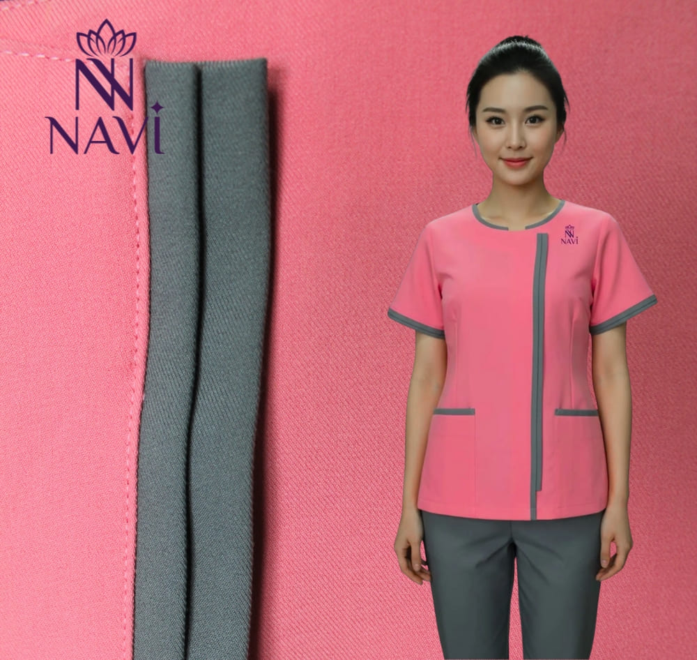 Ngoài các bộ đồng phục đơn sắc, phối hợp màu sắc sẽ làm bộ đồng phục nổi bật hơn