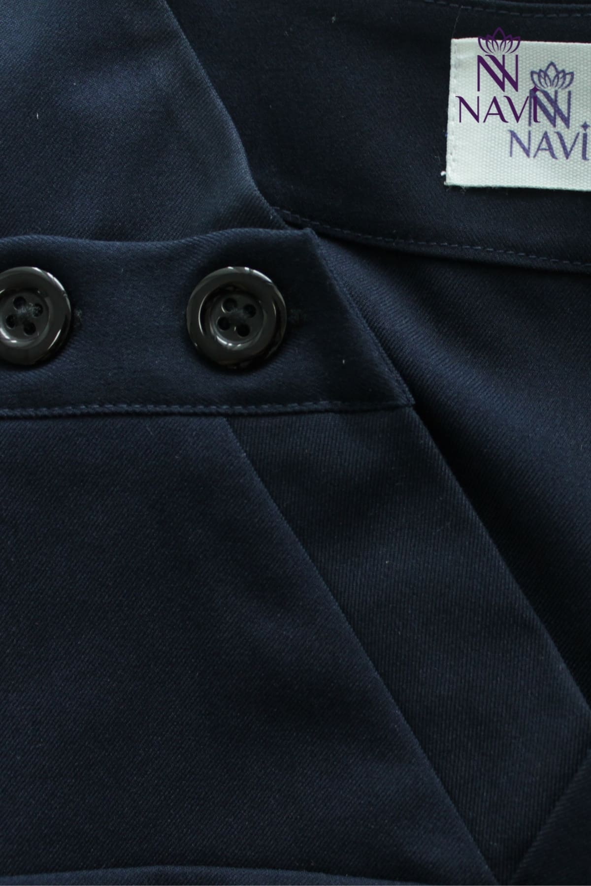 bo-scrubs-nu-xanh-navy-gai-nut-cotton-navi Bộ scrubs nữ xanh Navy gài nút thiết kế đơn giản, tinh tế