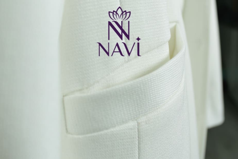 Áo blouse bố lụa cao cấp thiết kế cho spa/ clinic