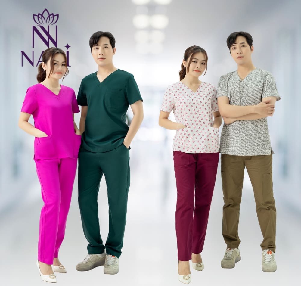 Bộ scrubs phù hợp hỗ trợ tối đa cho bác sĩ/ điều dưỡng