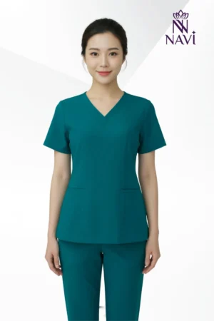 Bộ scrubs nữ xanh teal đẹp, giá tốt